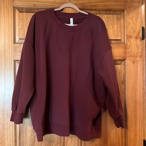 Lululemon oversized crew neck sweatshirt